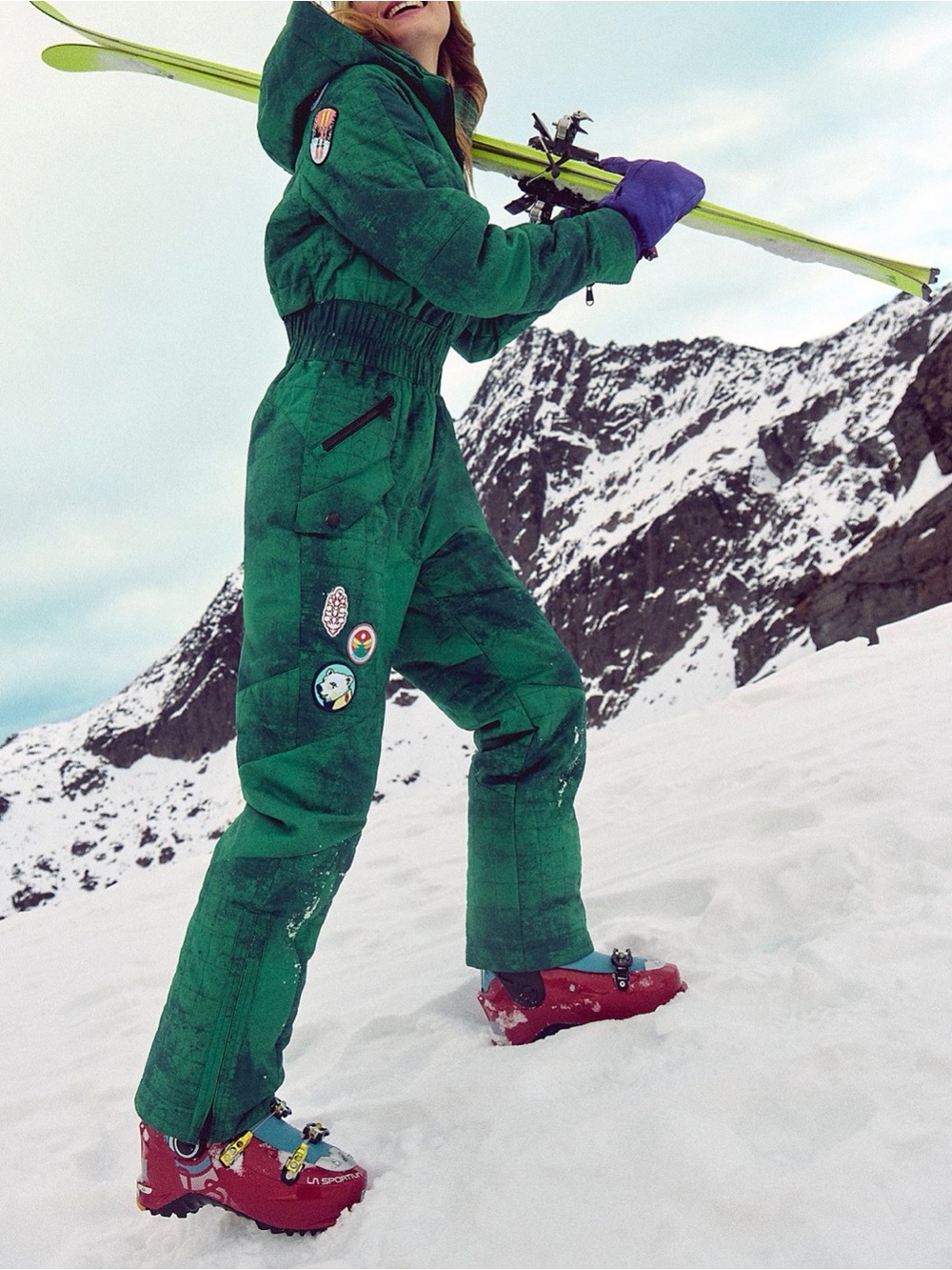 NWT Free People All Prepped Patch Ski Suit